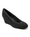 Rockport Rita Ballet Flat In Black Suede