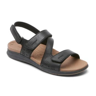 Rockport Women's Tala Washable Walking Sandal In Black