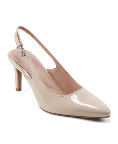 Rockport Women's Total Motion Jolie Dress Pumps In Ivory Patent