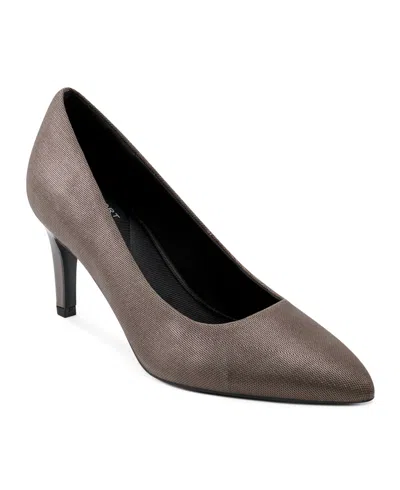 Rockport Women's Total Motion Juliet Dress Pumps In Dark Silver