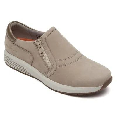 Rockport Women's Trustride Prowalker Slip On Slip On Sneakers In Taupe In Gray