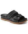 Rockport Zova Slide Sandal In Black Leather