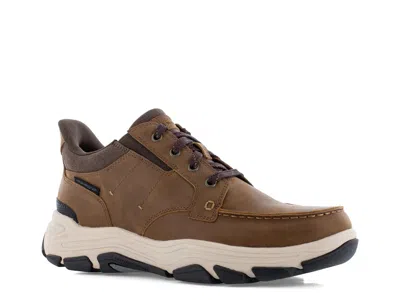 Rockport Works Ronan Steel Toe Work Boot In Brown