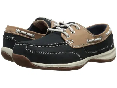 Rockport Works Sailing Club Women's Work Boots Navy Blue/tan: 11 W (c)