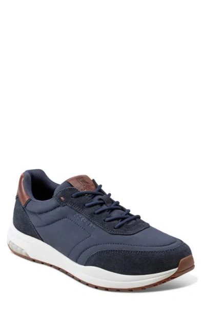 Rockport X Reebok Men's Dmx Brock Casual Lace-up Sneakers In Navy