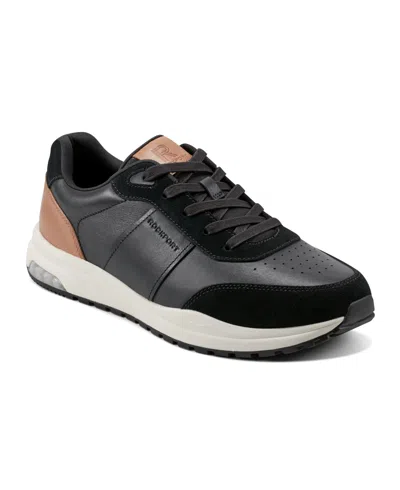 Rockport X Reebok Men's Dmx Baker Casual Lace-up Sneakers In Black
