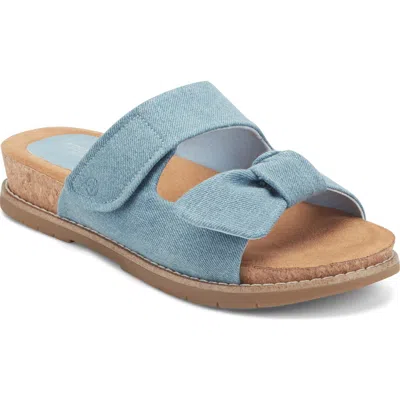 Rockport Zova Slide Sandal In Blue