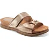 Rockport Zova Slide Sandal In Gold