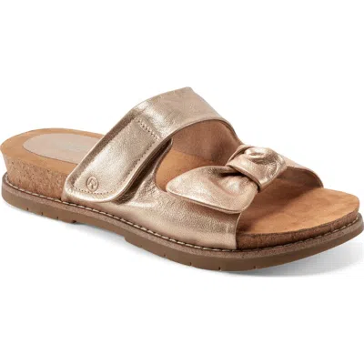 Rockport Zova Slide Sandal In Gold