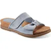 Rockport Zova Slide Sandal In Medium Blue