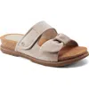 Rockport Zova Slide Sandal In Taupe