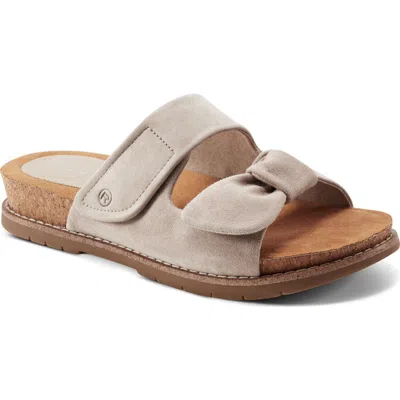 Rockport Zova Slide Sandal In Taupe
