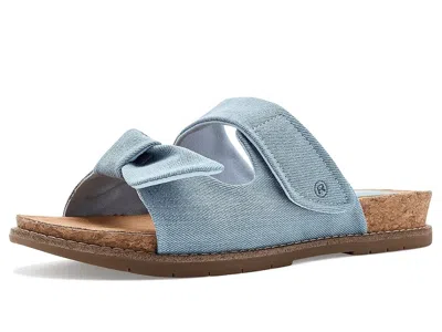 Rockport Zova Women's Wedge Shoes Blue Denim: 5 M (b)