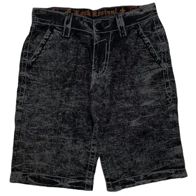 Rockstar Original Men's Denim Short In Acid Wash In Blue