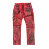 Rockstar Original Men's Rafael Jeans In Red Dark Wash In Multi