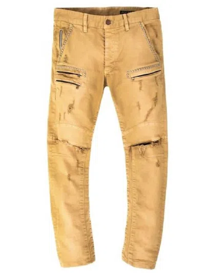 Rockstar Original Men's Tory Biker Jeans In Camel In Multi