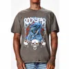 Rockstar Original Ozzy Oversized Graphic T Shirt In Dark Grey In Grey