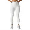 Rockstar Peach Body Pocket Leggings In White