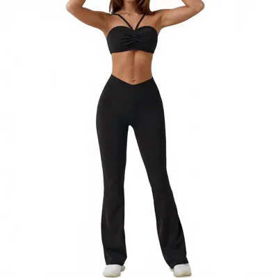 Rockstar Peach Kiki Peach Leggings In Black