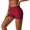Rockstar Peach Sienna V Back Shorts In Red In Red