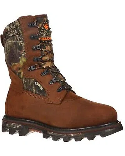 Pre-owned Rocky Men's 10" Arctic Bearclaw Gore-tex Waterproof Insulated Outdoor Boot - In Brown