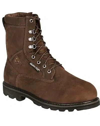 Pre-owned Rocky 8&quot; Ranger Insulated Gore-tex Work Boot - Steel Toe - 6223 In Brown