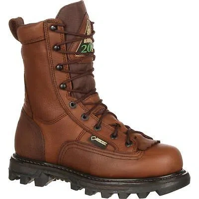 Pre-owned Rocky Bearclaw Gore-tex® Waterproof 200g Insulated Outdoor Boot In Brown