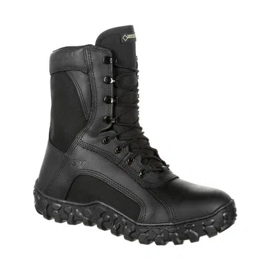 Pre-owned Rocky Boots Rocky Unisex Black Leather S2v Gtx 400g Military Boots