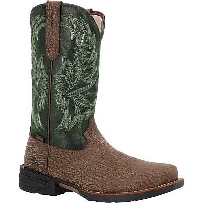 Pre-owned Rocky Bronco 12” Composite Toe Western Boot In Brown