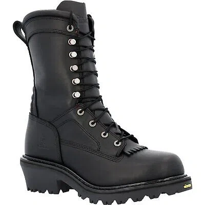 Pre-owned Rocky Code Red Hotshot Logger Fire Boot