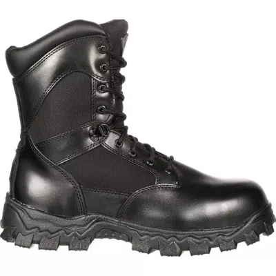 Rocky Men's Alpha Force Waterproof Ankle Lace-up Boots In Black