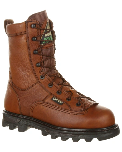 Pre-owned Rocky Men's Bearclaw 3d Waterproof Outdoor Boot - Round Toe - Fq0009234 In Brown