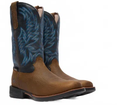 Rocky Men's Bronco 12" Waterproof Western Boot In Brown