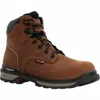 Rocky Men's Comp-toe Rams Horn Waterproof 6" Work Boot In Brownd Oiled