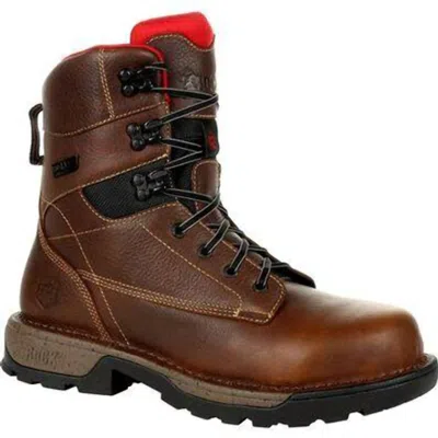 Rocky Men's Legacy 8" Composite Toe Boots In Brown
