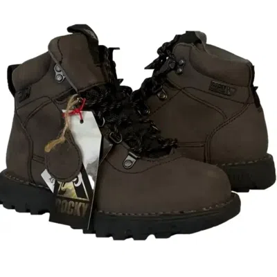 Rocky Men's Legacy Thirtytwo Waterproof Hiking Boots In Brown