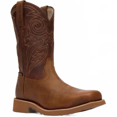 Rocky Men's Monocrepe 12" Steel Toe Western Boot In Brown