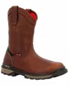 Rocky Men's Rams Horn Waterproof Boots In Brown In Brown