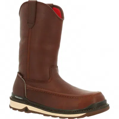 Rocky Men's Rams Horn Well Boots In Brown