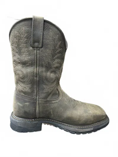 Rocky Men's Ride Flx Steel Toe Waterproof Western Boot In Black