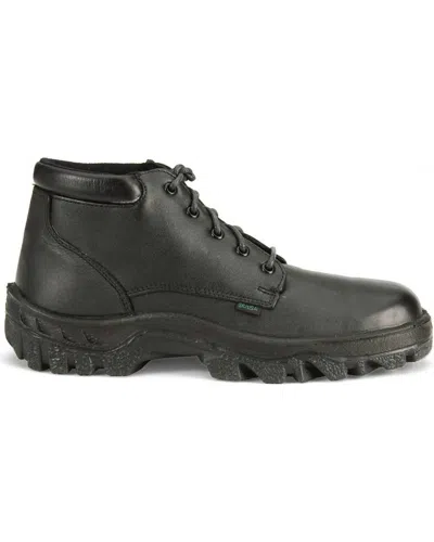 Rocky Men's Tmc Postal Approved Duty Chukka Military Boots In Black