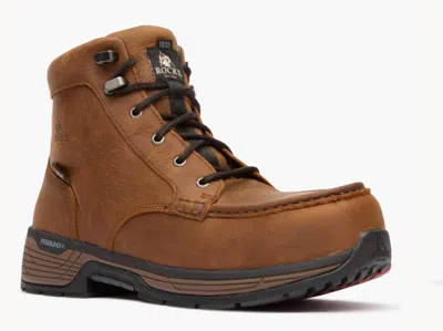 Rocky Men's Treadflex 6" Composite Toe Work Boot Rkk0467 In Brown