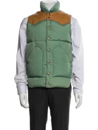 Pre-owned Rocky Mountain Featherbed Co. Vest In Green