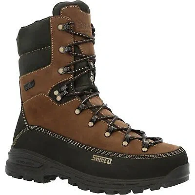Pre-owned Rocky Mtn Stalker Pro Waterproof 400g Insulated Mountain Boot In Brown