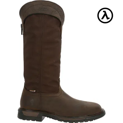 Pre-owned Rocky Original Ride Flx Comp Toe Waterproof Snake Boots Rkw0347 - All Sizes -new In Brown