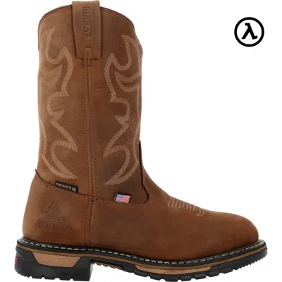 Pre-owned Rocky Original Ride Usa Western Boots Rkw0420 - All Sizes - In Brown