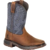 Rocky Padded Kids' Ride Flx Western Boot In Multi