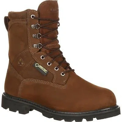 Pre-owned Rocky Ranger Steel Toe Gore-tex® Waterproof 600g Insulated Work Boot In Brown