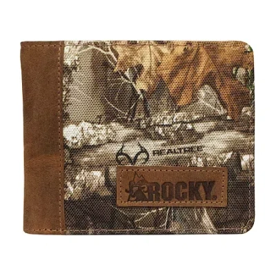 Rocky Realtree Edge Bifold Mens Bifold Wallet In Brown