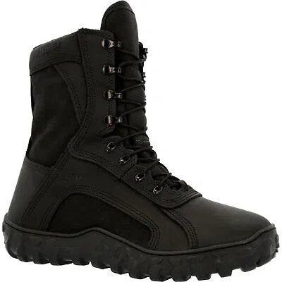 Pre-owned Rocky S2v 600g Insulated Waterproof Military Boot In Black
